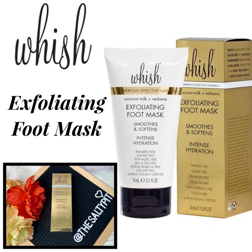 NIB Whish Exfoliating Foot Mask